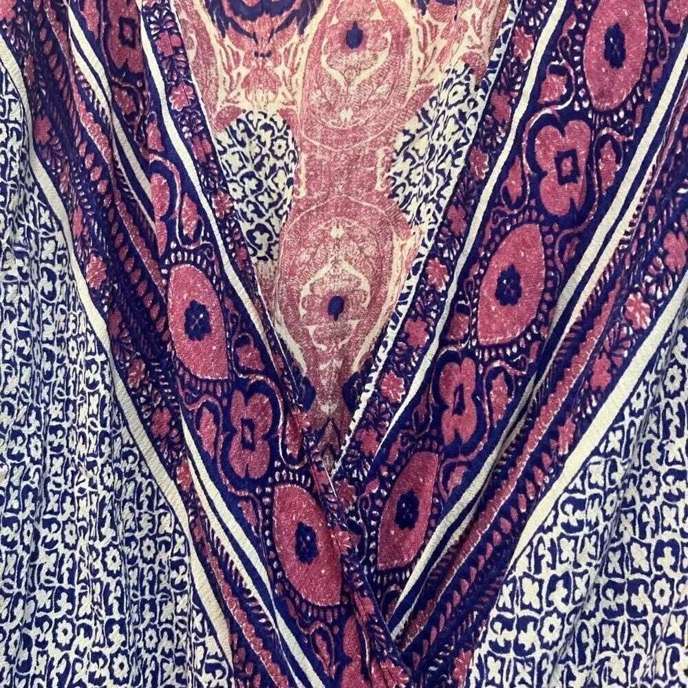 Free People size M gorgeous patchwork summer dress - Picture 6 of 8